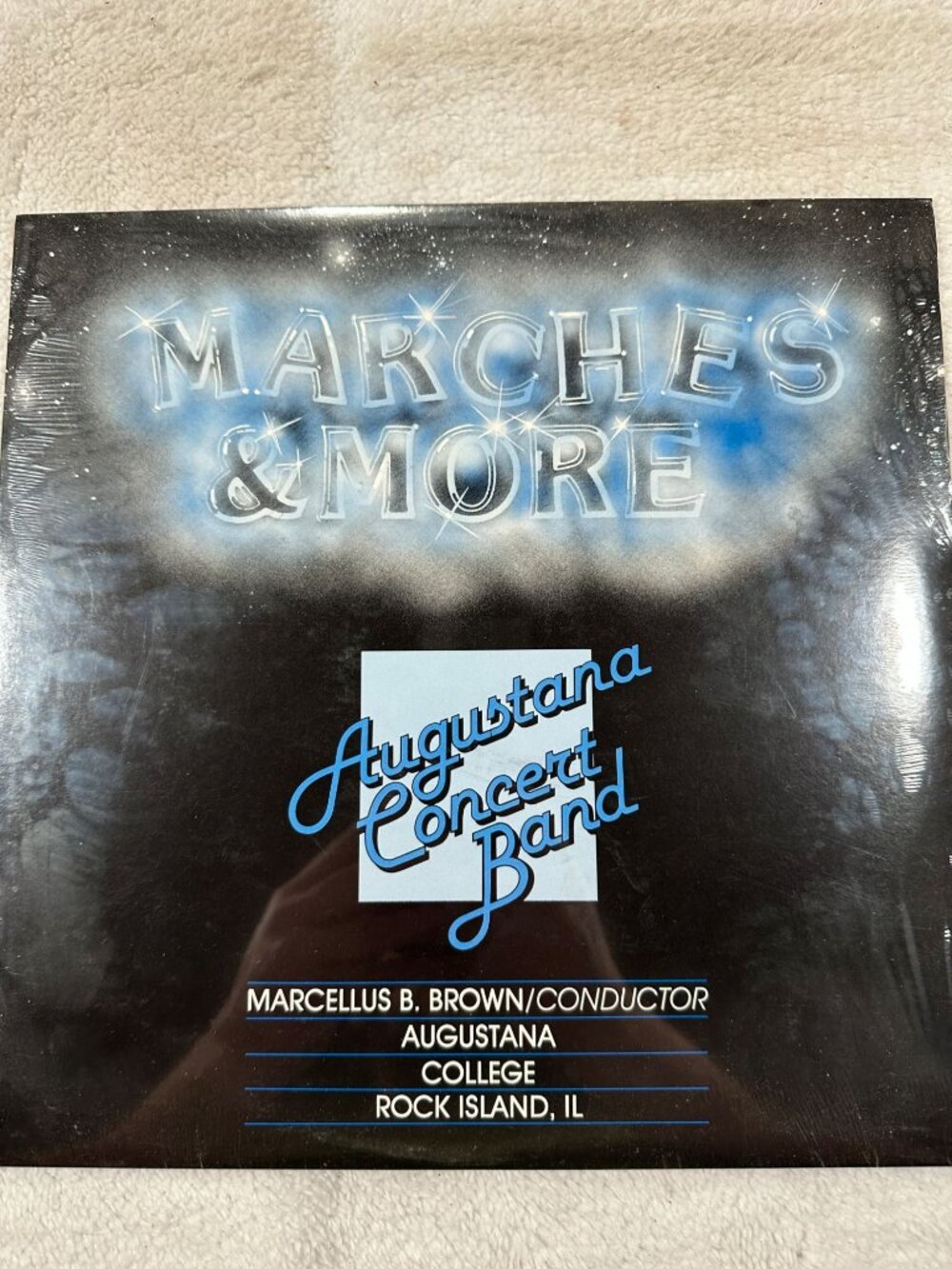 Augustana Concert Band Marches & More Marcellus Brown Vinyl 33 RPM Sealed